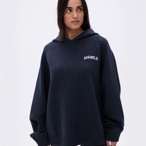 Adanola Dark Blue Varsity Hoodie